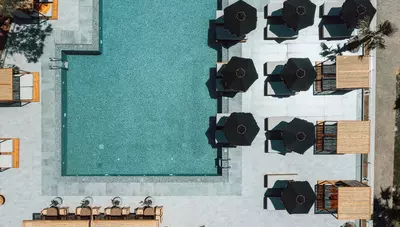 Kréta - Kavros - Eliros Mare Beachfront Poem - bazén Kréta - Kavros - Eliros Mare Beachfront Poem - bazén