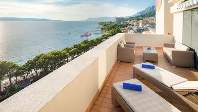 Chorvátsko - Makarska - Valamar Meteor hotel - rodinná suita s terasou