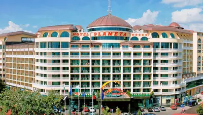 Bulharsko - Slnečné pobrežie - Hotel Planeta - pohľad na hotel