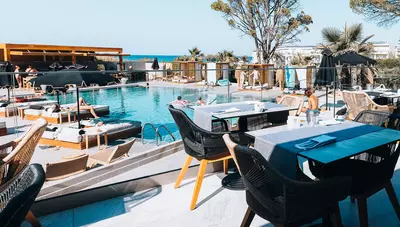 Kréta - Kavros - Eliros Mare Beachfront Poem - hlavný bar Kréta - Kavros - Eliros Mare Beachfront Poem - hlavný bar