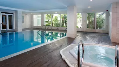 Mallorca - Cala Millor - hotel Hipotels Hipocampo Playa - vnútorný bazén