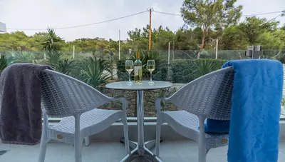 Rhodos - Pefkos - hotel Pefkos Breeze Family Resort - dvojlôžková izba - balkón Rhodos - Pefkos - hotel Pefkos Breeze Family Resort - dvojlôžková izba - balkón