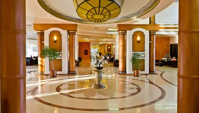 Bulharsko - Slnečné pobrežie - Hotel Majestic Beach Resort - lobby Bulharsko - Slnečné pobrežie - Hotel Majestic Beach Resort - lobby