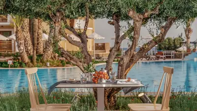 Rhodos - Kiotari - hotel Lindos Imperial Resort - grécka reštaurácia - Meze Meze