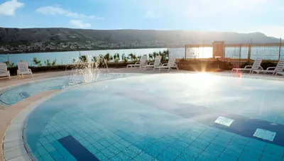 Chorvátsko - ostrov Pag - Pag - hotel Pagus - bazén Chorvátsko - ostrov Pag - Pag - hotel Pagus - bazén