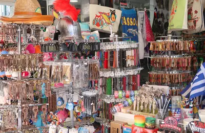 Thassos - mesto - obchody