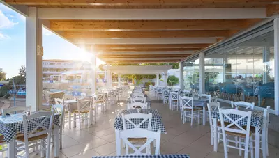 Rhodos - Lardos - hotel Sunrise - reštaurácia Rhodos - Lardos - hotel Sunrise - reštaurácia