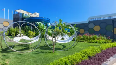 Turecko - Side - Hotel Bosphorus Sorgun - záhrada