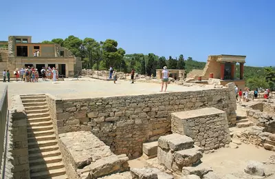 Grécko - Kréta - Heraklion - palác Knossos - pozostatky paláca