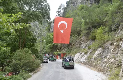 Turecko - Alanya - jeep boat tour