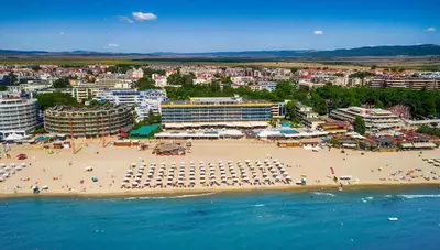 Bulharsko - Slnečné pobrežie - Hotel Glarus - pláž