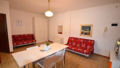 Taliansko - Lignano - Apartmány Donatello - štúdio A - obývacia časť Taliansko - Lignano - Apartmány Donatello - štúdio A - obývacia časť