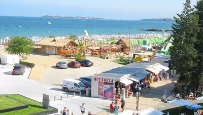 Bulharsko - Slnečné pobrežie - Hotel Astoria - cesta na pláž Bulharsko - Slnečné pobrežie - Hotel Astoria - cesta na pláž