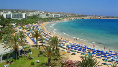 Cyprus - Ayia Napa - Hotel Stamatia - pláž Harbour
