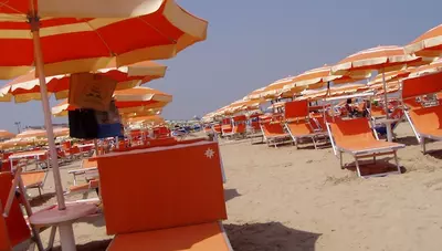 Taliansko - Bibione - pláž Taliansko - Bibione - pláž