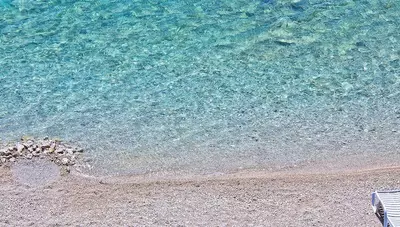 Chorvátsko - Podgora - Hotel Sirena - pláž