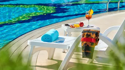 Chorvátsko - Poreč - hotel Ainess Laguna A - bazén Chorvátsko - Poreč - hotel Ainess Laguna A - bazén