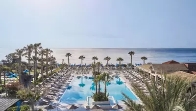 Rhodos - Faliraki - Esperides Beach Resort - pláž Rhodos - Faliraki - Esperides Beach Resort - pláž