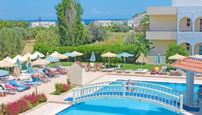 Rhodos - Kolymbia - Hotel Memphis Beach - bazén