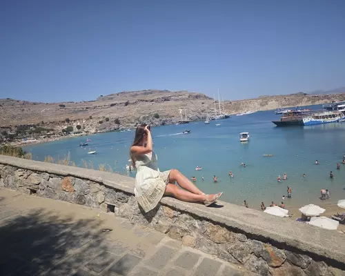 Rhodos - Kolymbia - Michaela Lapinová - Lindos Beach