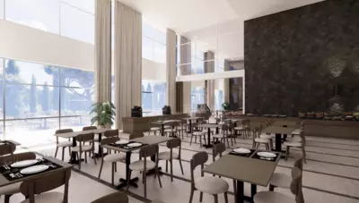 Chorvátsko - Baško Polje - resort Alemaris - reštaurácia