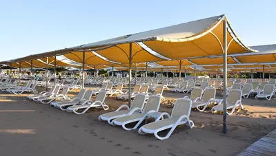 Turecko - Side - Hotel Royal Dragon - pláž Turecko - Side - Hotel Royal Dragon - pláž