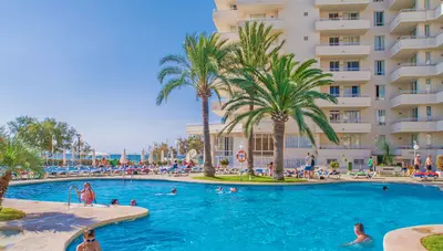 Mallorca - Sa Coma - Aparthotel Playa Dorada - bazén Mallorca - Sa Coma - Aparthotel Playa Dorada - bazén