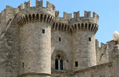 Grécko - Rhodos - Hlavné mesto - Palác veľmajstrov