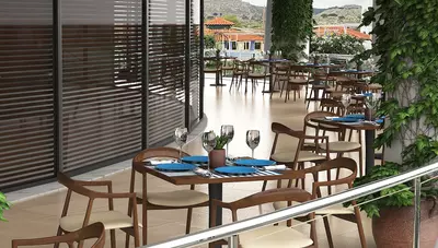 Rhodos - Kolymbia - Leonardo Kolymbia Resort - reštaurácia Rhodos - Kolymbia - Leonardo Kolymbia Resort - reštaurácia