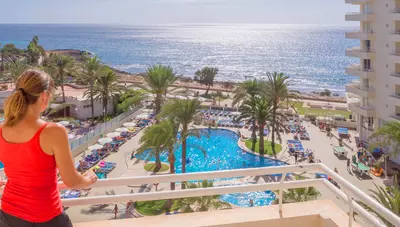 Mallorca - Sa Coma - Hotel Playa Dorada - výhľad Mallorca - Sa Coma - Hotel Playa Dorada - výhľad