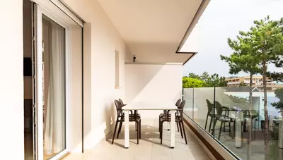 Taliansko-Bibione-rezidencia Iris Suite-terasa