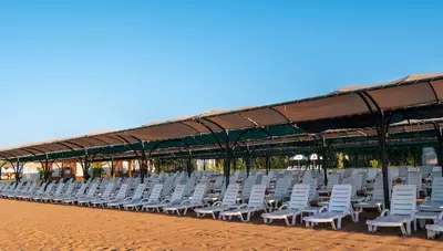 Turecko - Side - hotel Bella Resort and Spa - pláž Turecko - Side - hotel Bella Resort and Spa - pláž