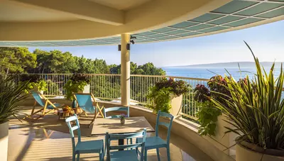 Chorvátsko - ostrov Krk - Krk - Krk Sunny Hotel - oddychová zóna Chorvátsko - ostrov Krk - Krk - Krk Sunny Hotel - oddychová zóna