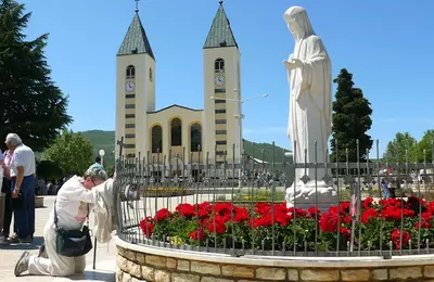 Medžugrje - socha Panny Márie