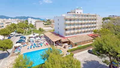 Mallorca - Cala Millor - hotel BlueSea Don Jaime - pohľad na hotel Mallorca - Cala Millor - hotel BlueSea Don Jaime - pohľad na hotel