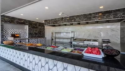 Turecko - Konakli - hotel Palmeras Beach - snack bar Turecko - Konakli - hotel Palmeras Beach - snack bar