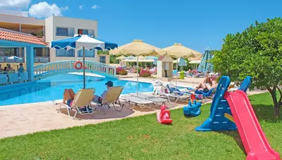 Rhodos - Kolymbia - Hotel Memphis Beach - pri bazéne