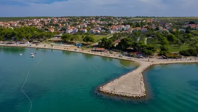 Chorvátsko - Sv.Filip i Jakov - Mobilhomy a apt. Adriatic - panoráma mesta