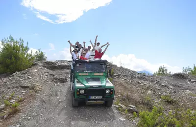 Turecko - Alanya - jeep boat tour