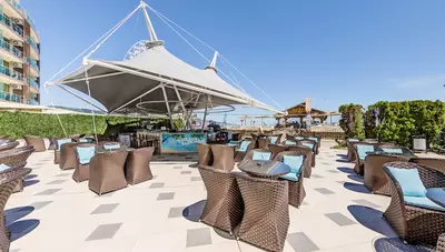 Bulharsko - Slnečné pobrežie - Hotel Effect Grand Victoria - lounge bar Bulharsko - Slnečné pobrežie - Hotel Effect Grand Victoria - lounge bar