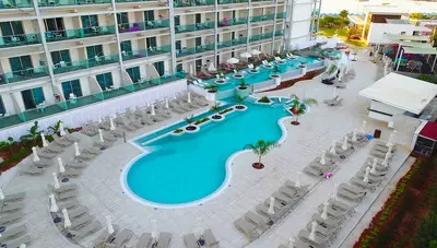 Cyprus - Ayia Napa - Hotel Asterias Beach -  bazén Cyprus - Ayia Napa - Hotel Asterias Beach -  bazén