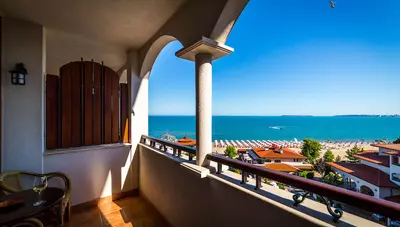 Bulharsko - Slnečné pobrežie - Royal Palace Helena Sands - výhľad zo Suity Bulharsko - Slnečné pobrežie - Royal Palace Helena Sands - výhľad zo Suity