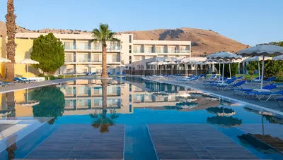 Grécko - Rhodos - Lardos - hotel Olive Garden - bazén