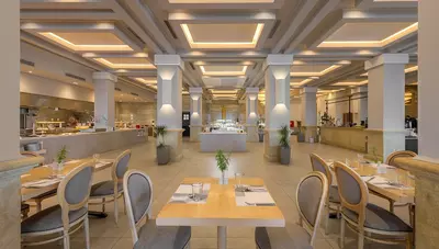 Rhodos - Kiotari - hotel Lindos Imperial Resort - hlavná reštaurácia