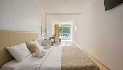 Chorvátsko - Istria - Rabac - hotel Hedera - izba 2+2 na morskú stranu Chorvátsko - Istria - Rabac - hotel Hedera - izba 2+2 na morskú stranu