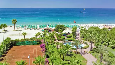 Turecko - Alanya - Hotel Riviera - pláž Turecko - Alanya - Hotel Riviera - pláž