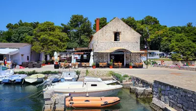 Chorvátsko - Sv.Filip i Jakov - Hotel Villa Donat - Beach bar Chorvátsko - Sv.Filip i Jakov - Hotel Villa Donat - Beach bar