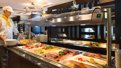 Chorvátsko - ostrov Krk - Baška - Atrium Baška Residence - reštaurácia