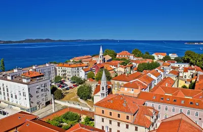 Zadar - pohľad na mesto zhora