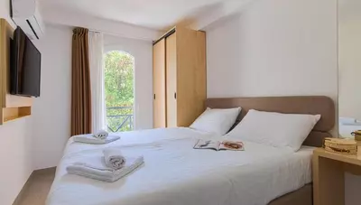 Chorvátsko - ostrov Krk - Omišalj - penzión Delfin - dvojlôžková izba Chorvátsko - ostrov Krk - Omišalj - penzión Delfin - dvojlôžková izba